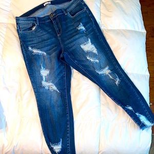 Mr. Cello size 14 rip jeans